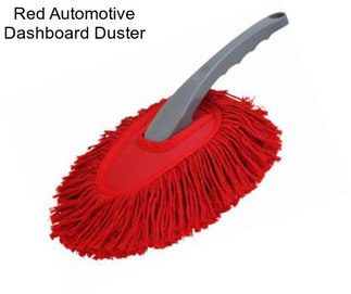 Red Automotive Dashboard Duster