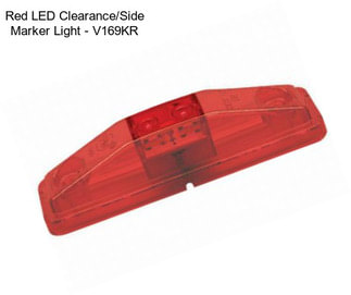 Red LED Clearance/Side Marker Light - V169KR
