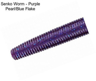 Senko Worm - Purple Pearl/Blue Flake