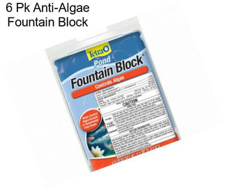 6 Pk Anti-Algae Fountain Block