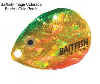 Baitfish-Image Colorado Blade - Gold Perch