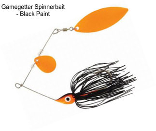 Gamegetter Spinnerbait - Black Paint