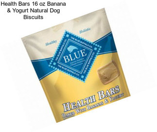 Health Bars 16 oz Banana & Yogurt Natural Dog Biscuits