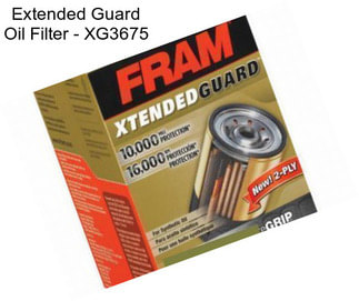 Extended Guard Oil Filter - XG3675