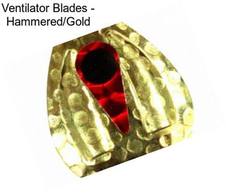 Ventilator Blades - Hammered/Gold
