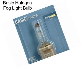 Basic Halogen Fog Light Bulb