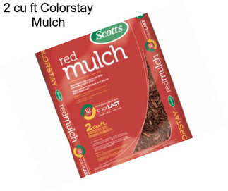 2 cu ft Colorstay Mulch