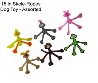 15 in Skele-Ropes Dog Toy - Assorted