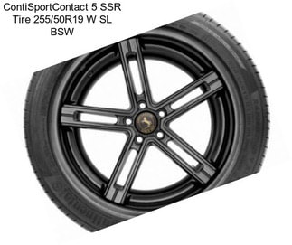 ContiSportContact 5 SSR Tire 255/50R19 W SL BSW