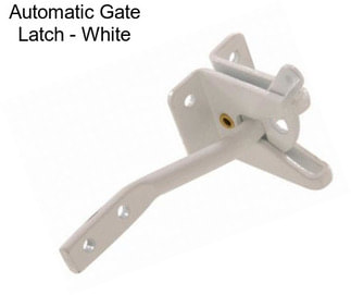 Automatic Gate Latch - White