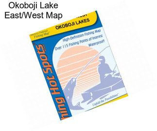 Okoboji Lake East/West Map