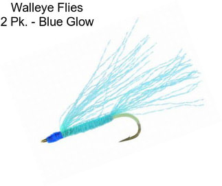 Walleye Flies 2 Pk. - Blue Glow