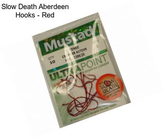 Slow Death Aberdeen Hooks - Red