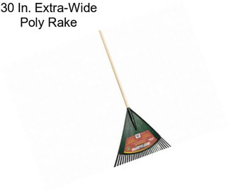 30 In. Extra-Wide Poly Rake