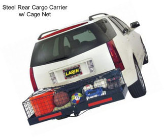 Steel Rear Cargo Carrier w/ Cage Net