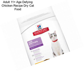 Adult 11+ Age Defying Chicken Recipe Dry Cat Food