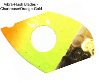 Vibra-Flash Blades - Chartreuse/Orange-Gold