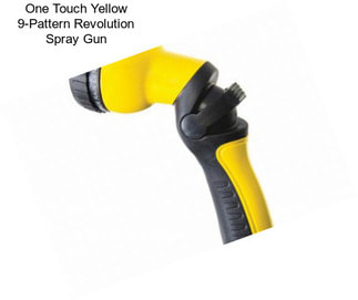 One Touch Yellow 9-Pattern Revolution Spray Gun