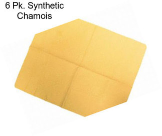 6 Pk. Synthetic Chamois