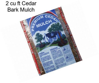 2 cu ft Cedar Bark Mulch