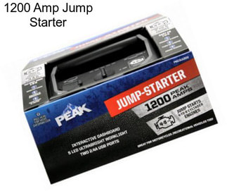 1200 Amp Jump Starter