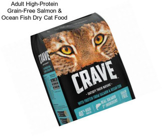 Adult High-Protein Grain-Free Salmon & Ocean Fish Dry Cat Food