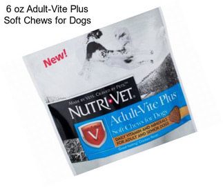 6 oz Adult-Vite Plus Soft Chews for Dogs