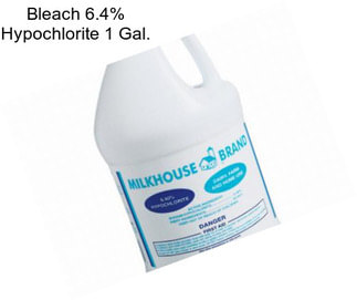 Bleach 6.4% Hypochlorite 1 Gal.