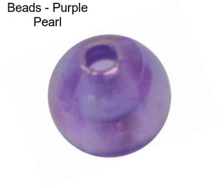 Beads - Purple Pearl