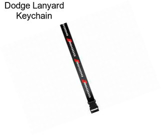 Dodge Lanyard Keychain