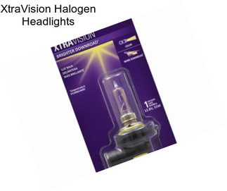 XtraVision Halogen Headlights