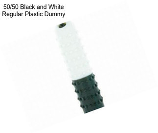 50/50 Black and White Regular Plastic Dummy