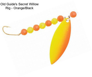 Old Guide\'s Secret Willow Rig - Orange/Black