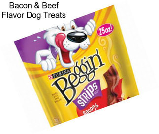 Bacon & Beef Flavor Dog Treats