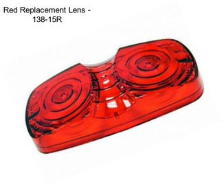 Red Replacement Lens - 138-15R