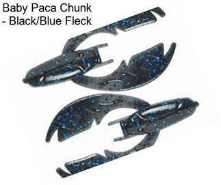 Baby Paca Chunk - Black/Blue Fleck