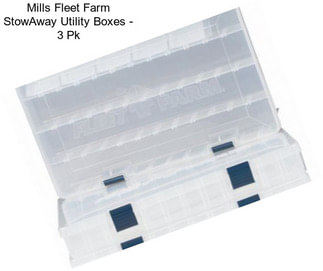 Mills Fleet Farm StowAway Utility Boxes - 3 Pk