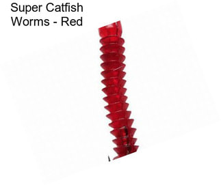 Super Catfish Worms - Red