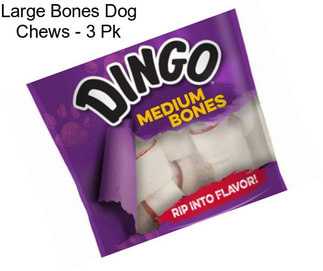 Large Bones Dog Chews - 3 Pk