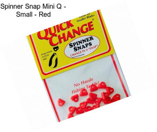 Spinner Snap Mini Q - Small - Red