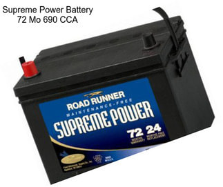 Supreme Power Battery 72 Mo 690 CCA