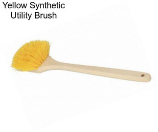 Yellow Synthetic Utility Brush