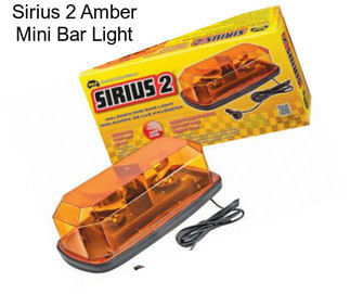 Sirius 2 Amber Mini Bar Light