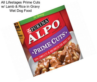 All Lifestages Prime Cuts w/ Lamb & Rice in Gravy Wet Dog Food