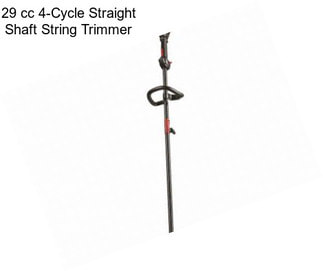 29 cc 4-Cycle Straight Shaft String Trimmer