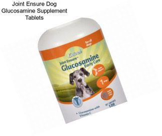 Joint Ensure Dog Glucosamine Supplement Tablets