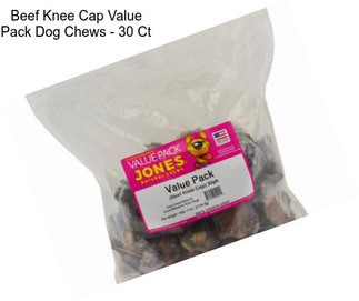 Beef Knee Cap Value Pack Dog Chews - 30 Ct