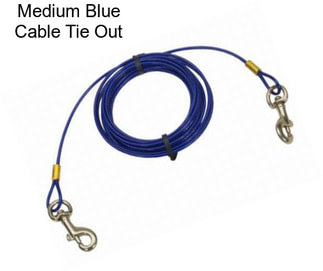 Medium Blue Cable Tie Out
