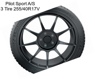 Pilot Sport A/S 3 Tire 255/40R17V