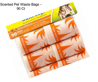Scented Pet Waste Bags - 90 Ct